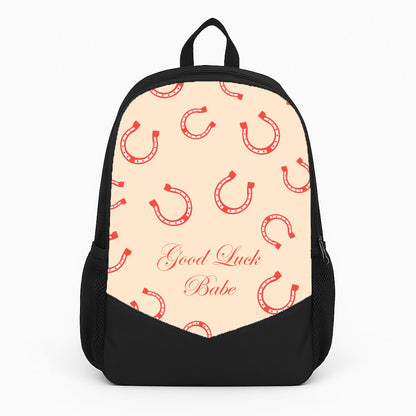 Good Luck Babe Horseshoe Large Backpack