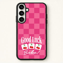Good Luck Babe Cherries Phone Case for Galaxy S26