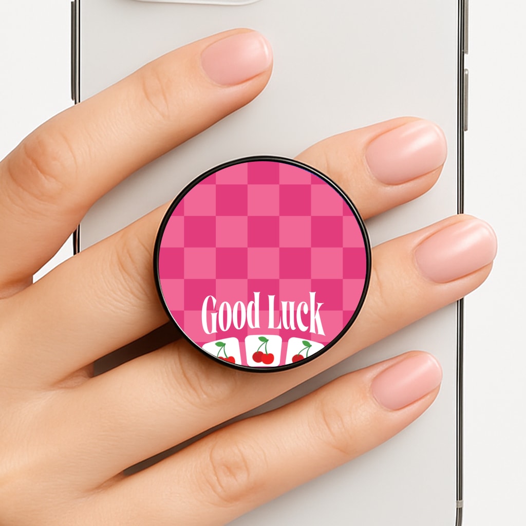 Good Luck Babe Cherries Phone Grip