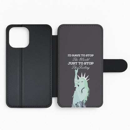I'd Have To Stop The World Flip Phone Case
