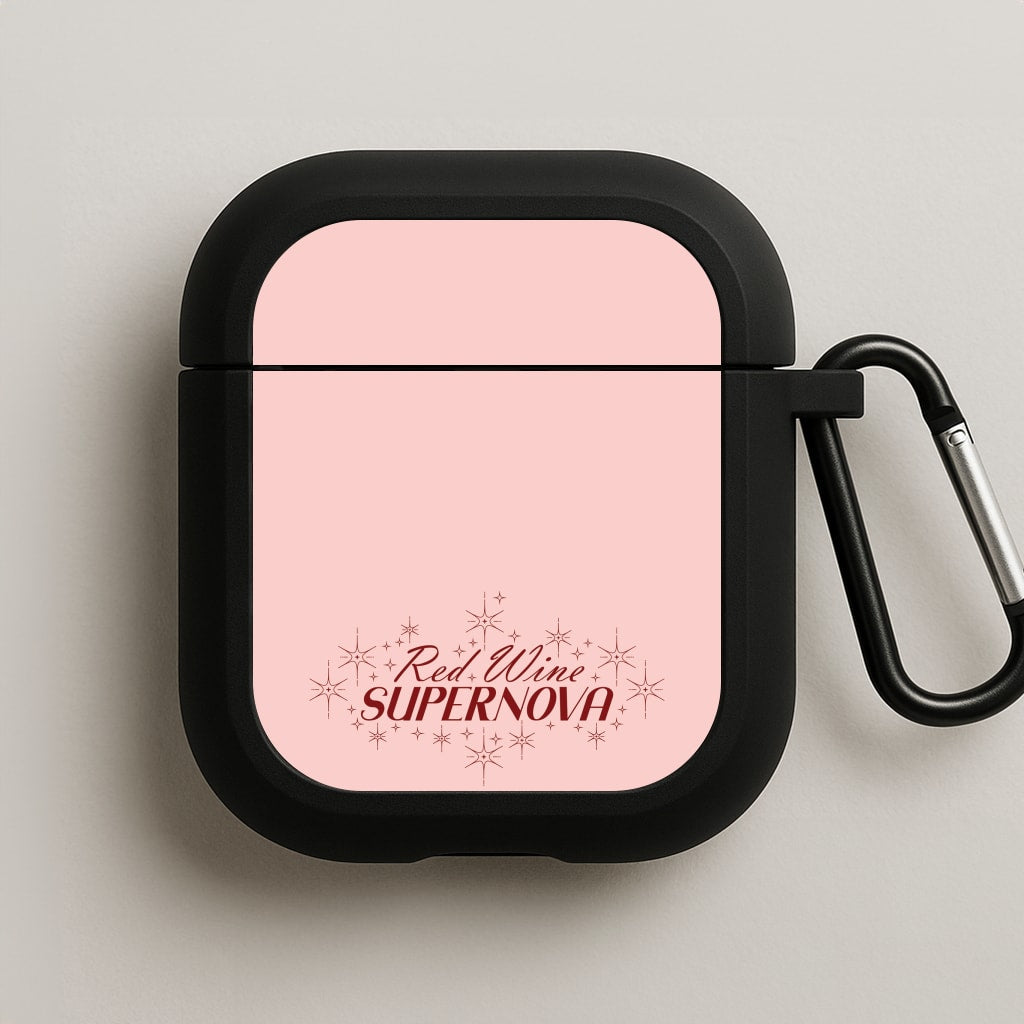 Red Wine Supernova AirPods Case
