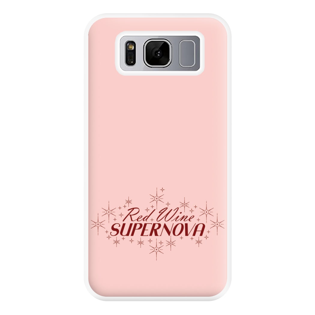 Red Wine Supernova Phone Case for Galaxy S8 Plus