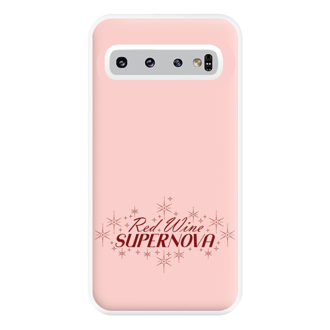 Red Wine Supernova Phone Case for Galaxy S10 Plus
