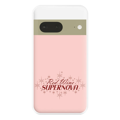 Red Wine Supernova Phone Case for Google Pixel 7a