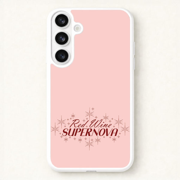 Red Wine Supernova Phone Case for Galaxy S26 Plus