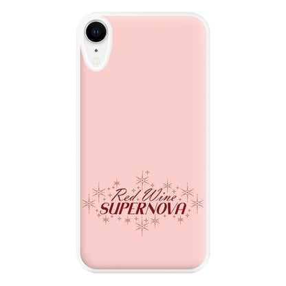 Red Wine Supernova Phone Case for iPhone XR