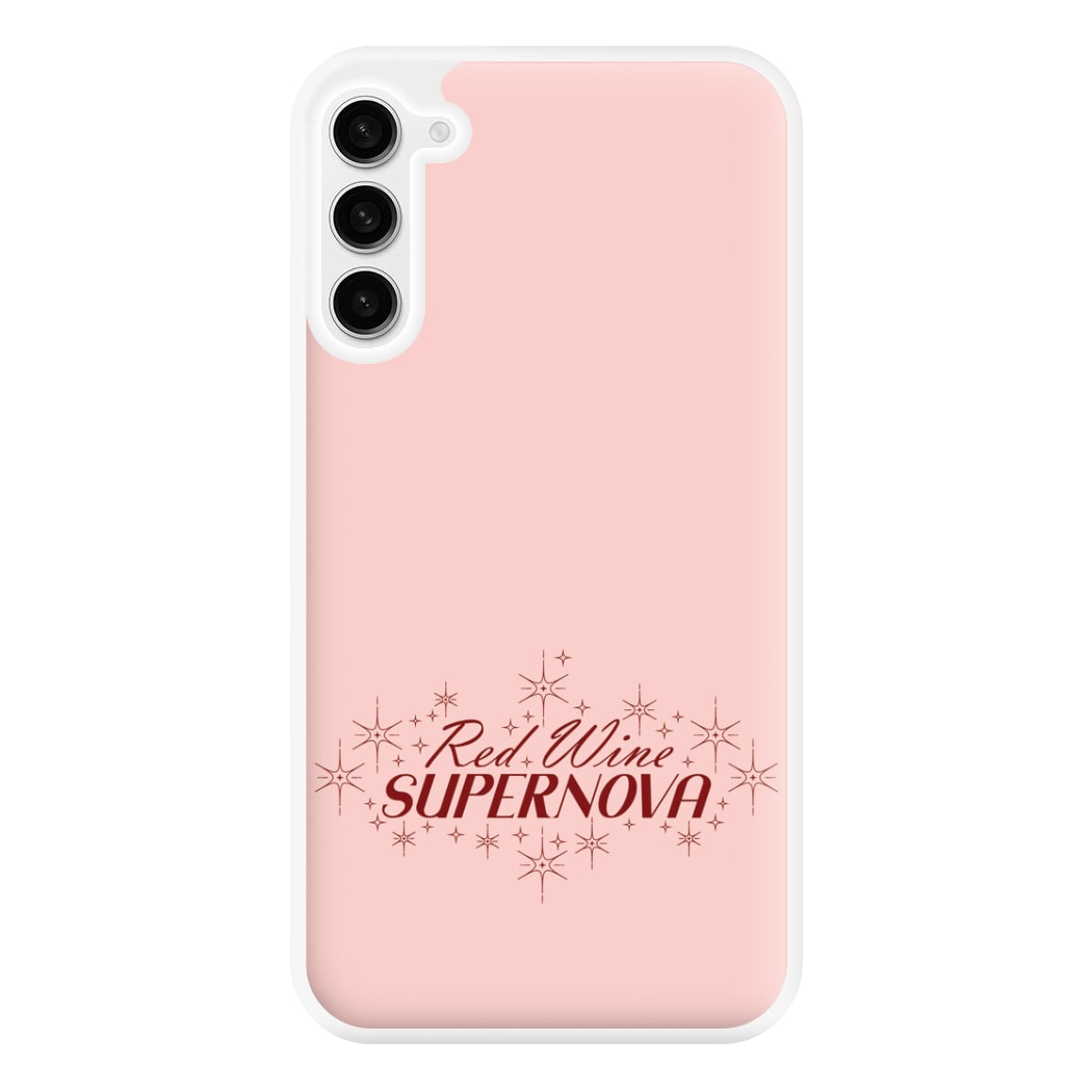 Red Wine Supernova Phone Case for Galaxy S23FE