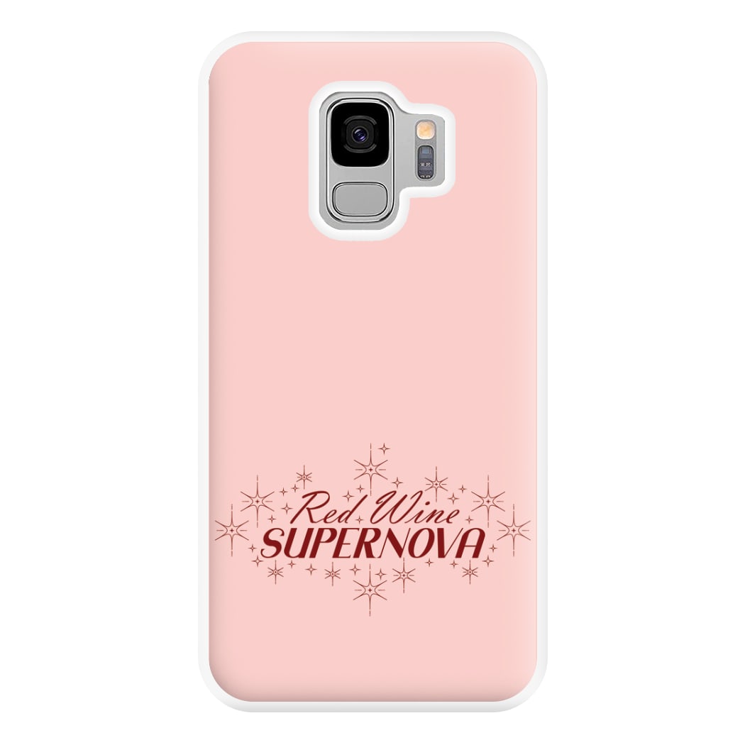 Red Wine Supernova Phone Case for Galaxy S9 Plus