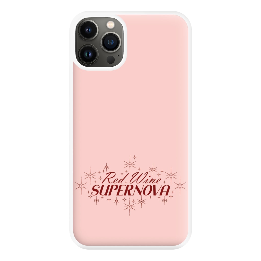 Red Wine Supernova Phone Case for iPhone 13