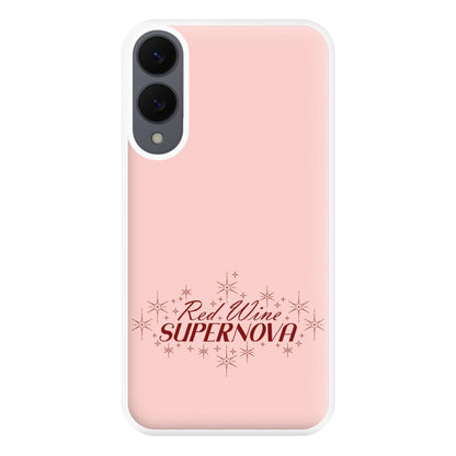 Red Wine Supernova Phone Case for Galaxy S25 Edge