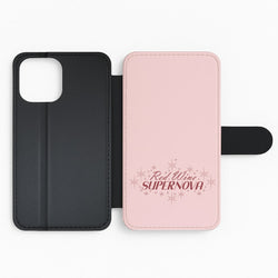 Red Wine Supernova Flip Phone Case