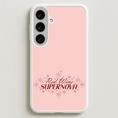 Red Wine Supernova Phone Case for Galaxy S25FE