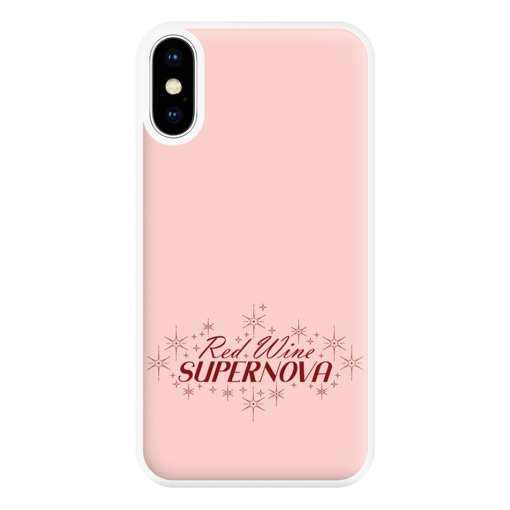 Red Wine Supernova Phone Case for iPhone XS Max