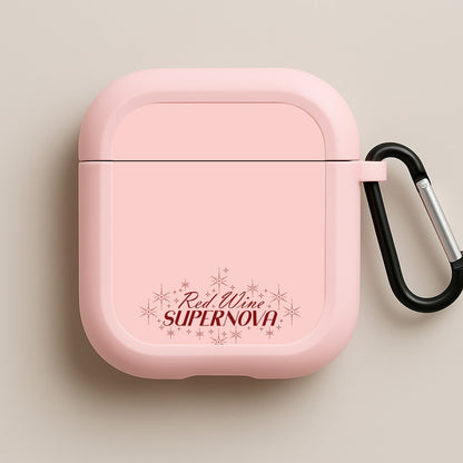 Red Wine Supernova Pink AirPods Case