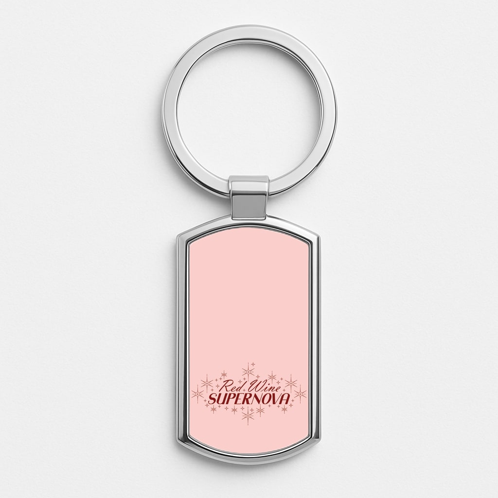 Red Wine Supernova Luxury Keyring