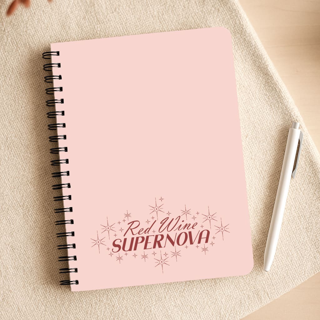 Red Wine Supernova Notepad