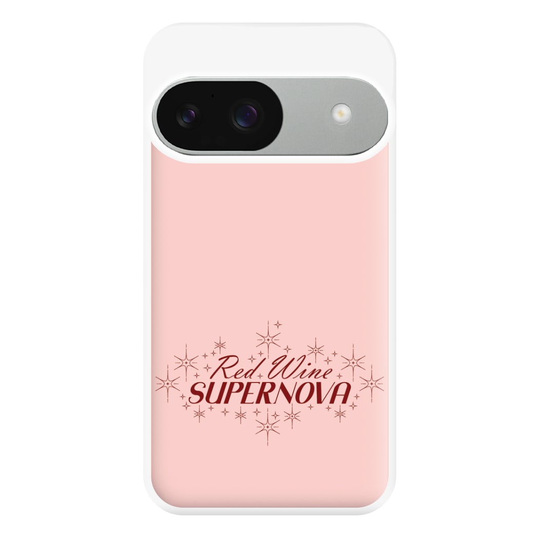 Red Wine Supernova Phone Case for Google Pixel 9 / 9 Pro