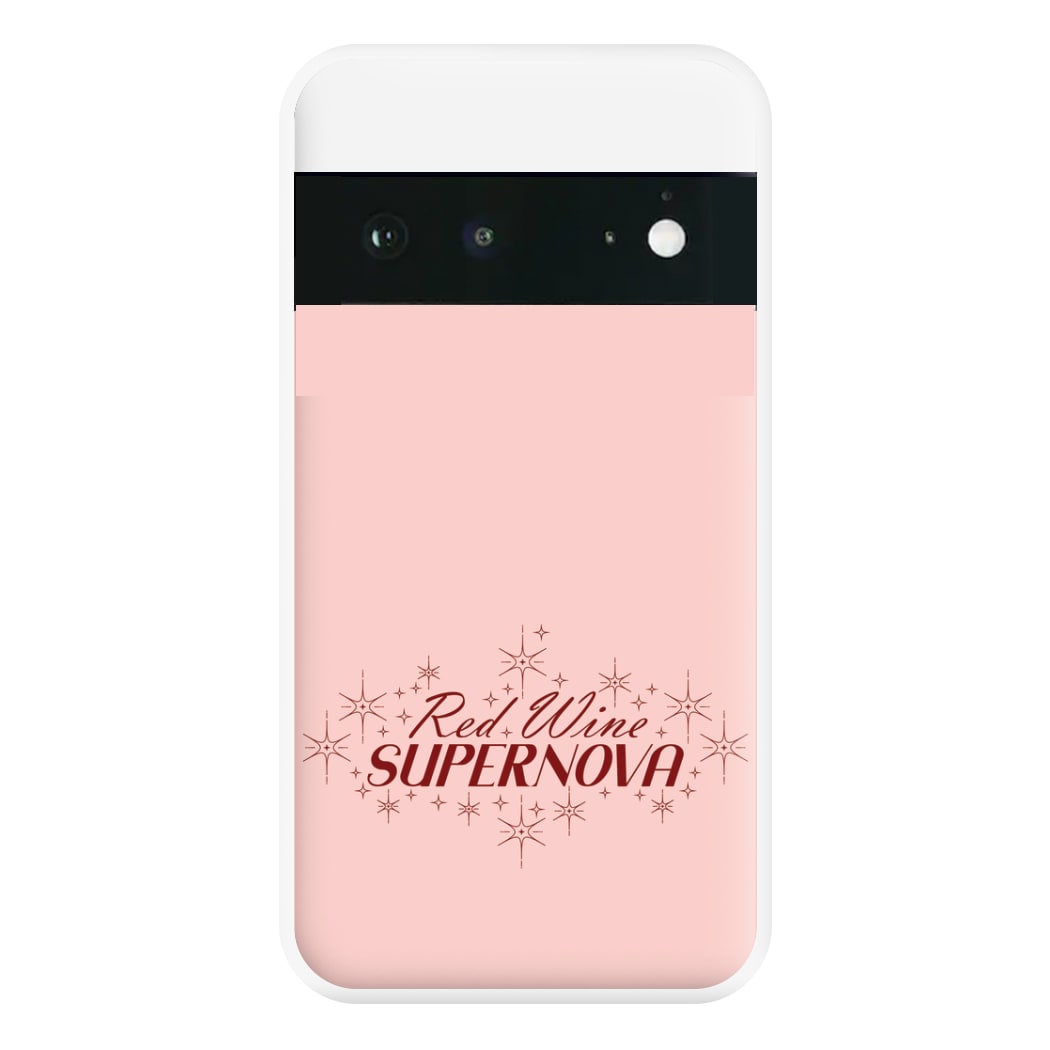 Red Wine Supernova Phone Case for Google Pixel 6a