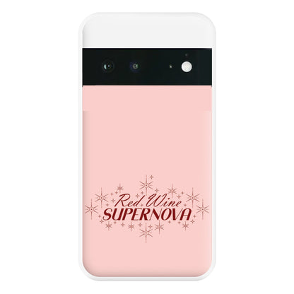 Red Wine Supernova Phone Case for Google Pixel 6a