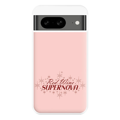Red Wine Supernova Phone Case for Google Pixel 8