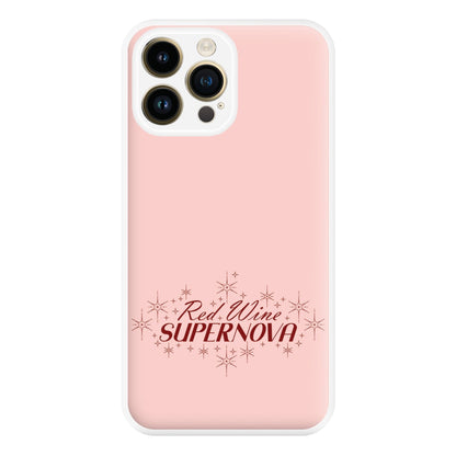 Red Wine Supernova Phone Case for iPhone 14 Pro Max