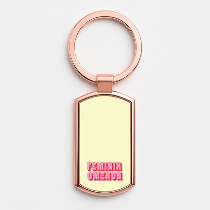 Femininomenon Rose Gold Keyring