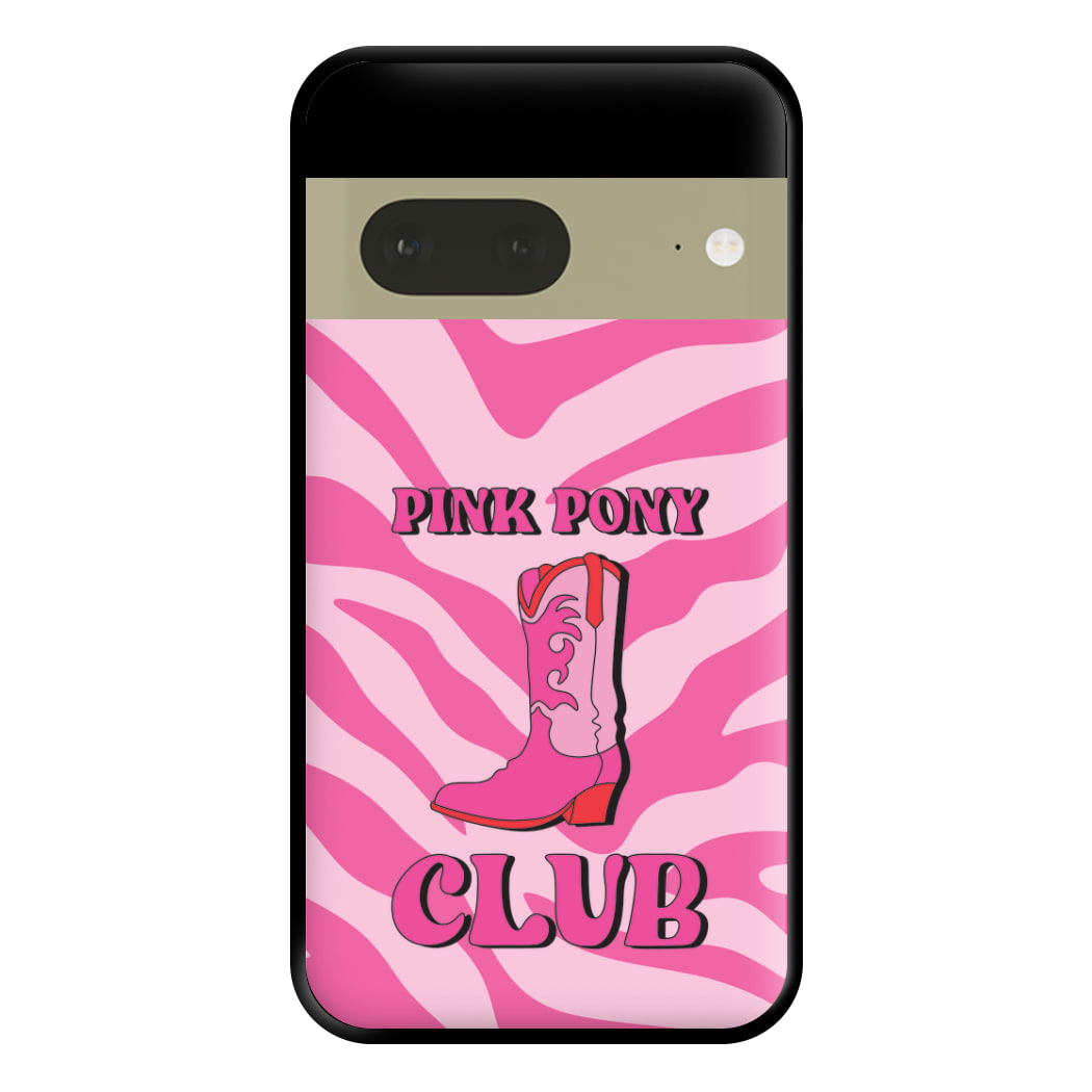 Zebra Print Pink Pony Club Phone Case for Google Pixel 7a