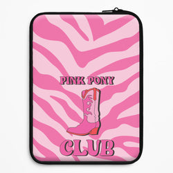 Zebra Print Pink Pony Club Universal Laptop Sleeve
