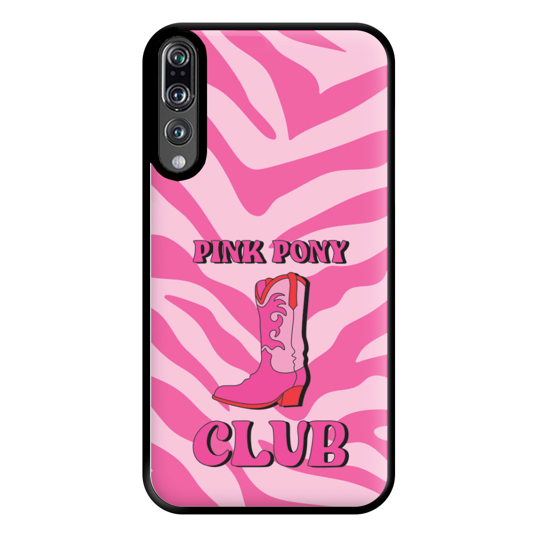 Zebra Print Pink Pony Club Phone Case for Huawei P20 Pro
