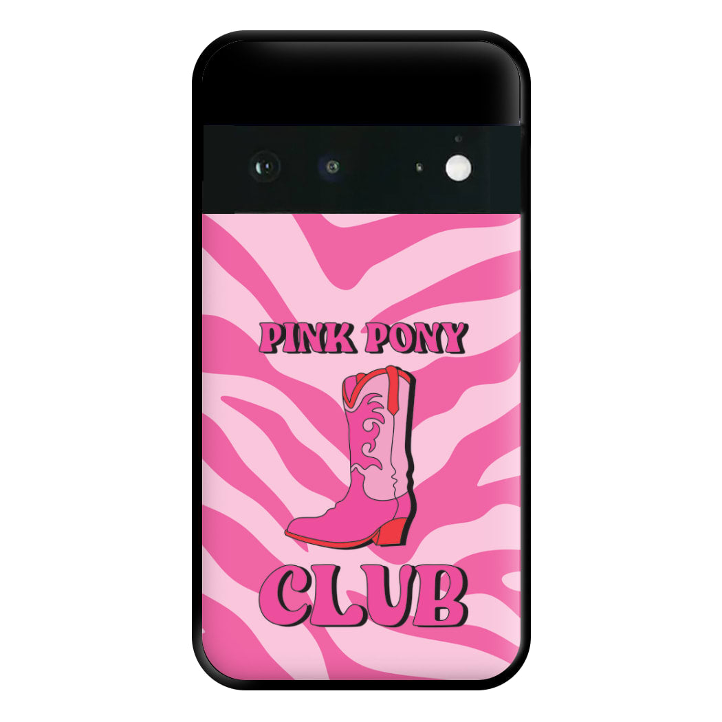 Zebra Print Pink Pony Club Phone Case for Google Pixel 6a