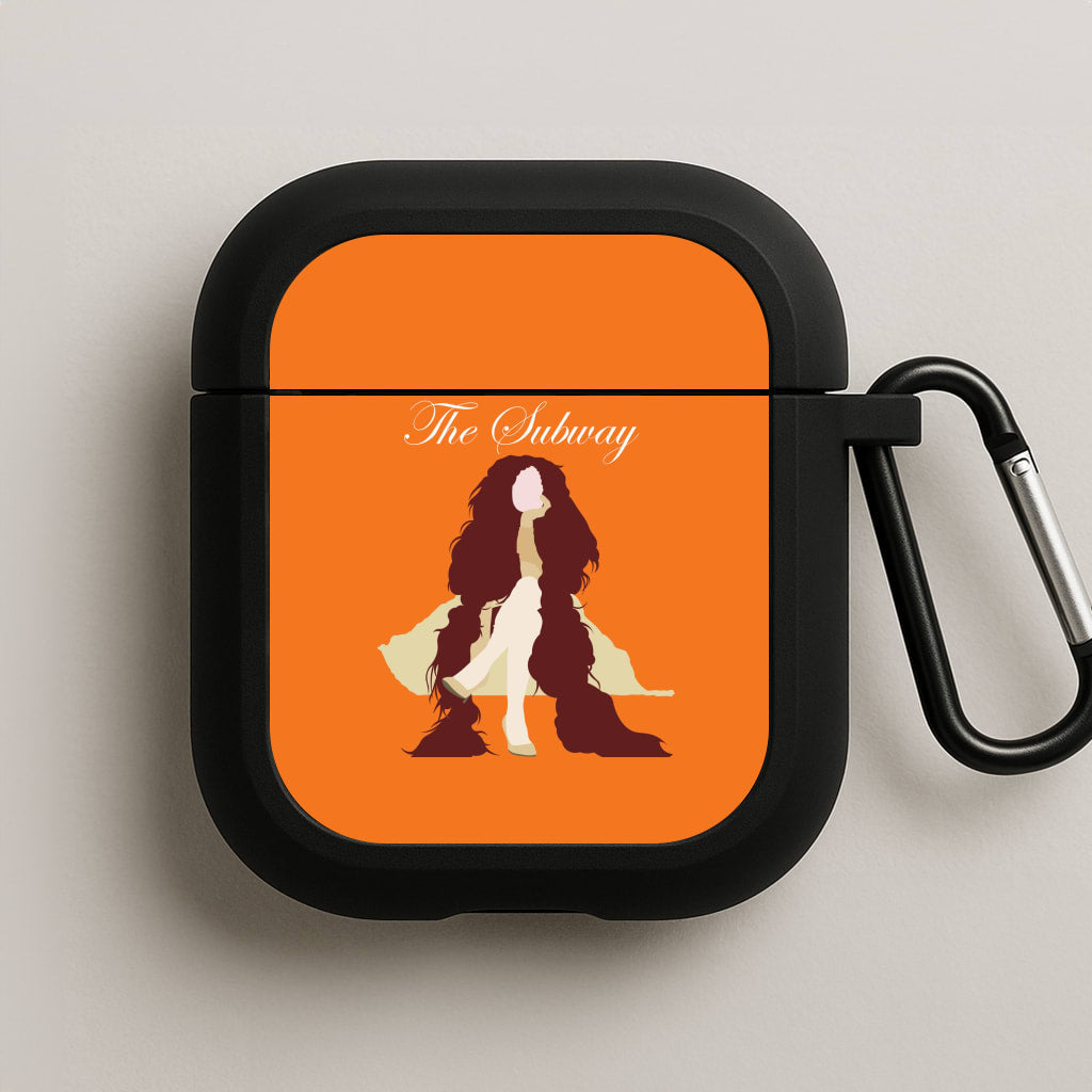 Subway Orange AirPods Case