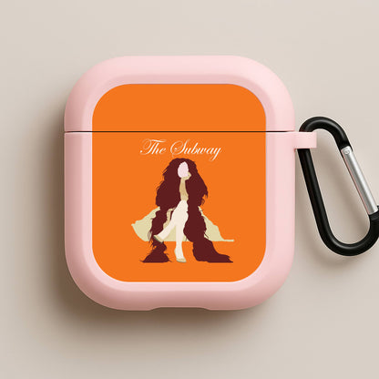 Subway Orange Pink AirPods Case