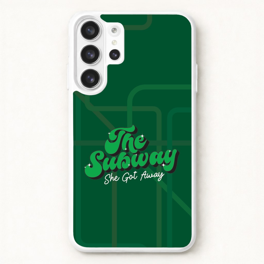 Subway Green Phone Case for Galaxy S26 Ultra
