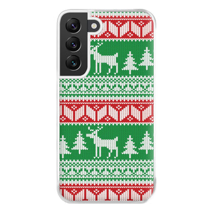 Christmas Jumper Pattern Christmas Phone Case for Galaxy S22 Plus