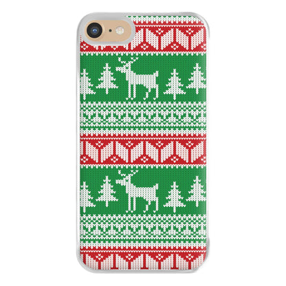 Christmas Jumper Pattern Christmas Phone Case for iPhone 6 / 7 / 8 / SE