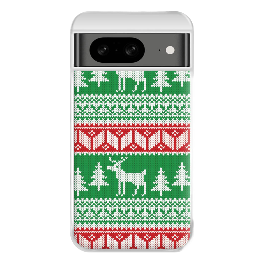 Christmas Jumper Pattern Christmas Phone Case for Google Pixel 8