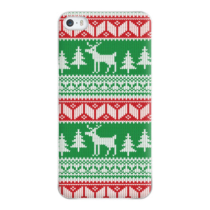 Christmas Jumper Pattern Christmas Phone Case for iPhone 5 / 5s / SE 2016