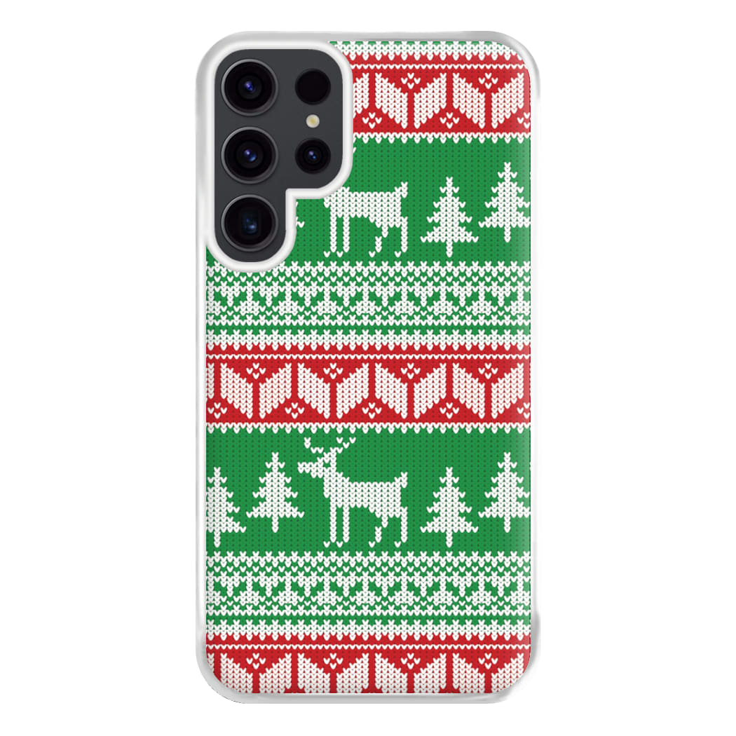 Christmas Jumper Pattern Christmas Phone Case for Galaxy S23 Ultra