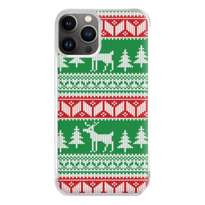 Christmas Jumper Pattern Christmas Phone Case for iPhone 13 Pro Max