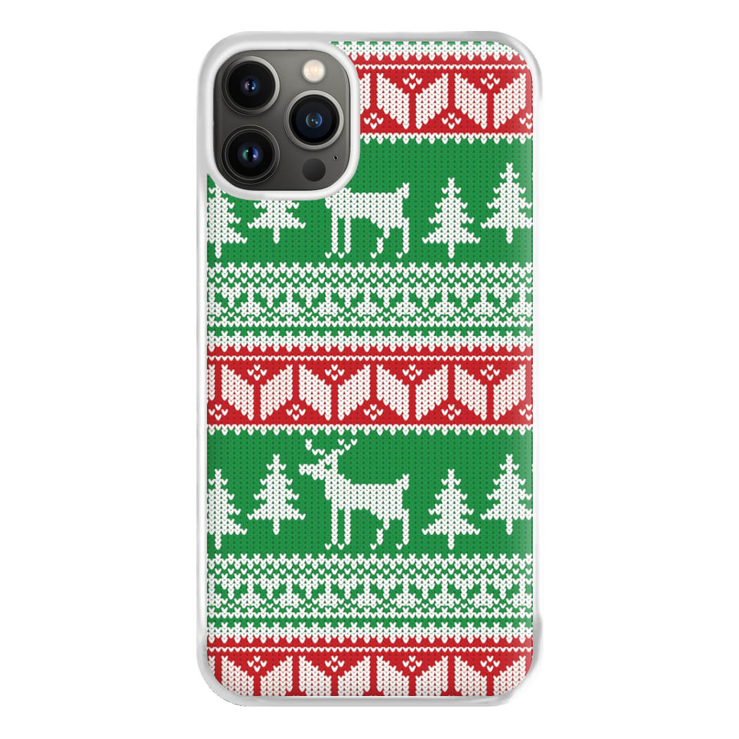 Christmas Jumper Pattern Christmas Phone Case for iPhone 13