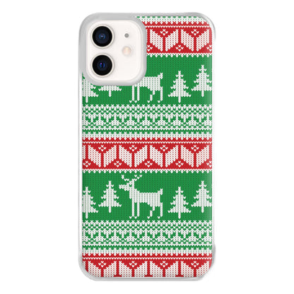 Christmas Jumper Pattern Christmas Phone Case for iPhone 12 Mini