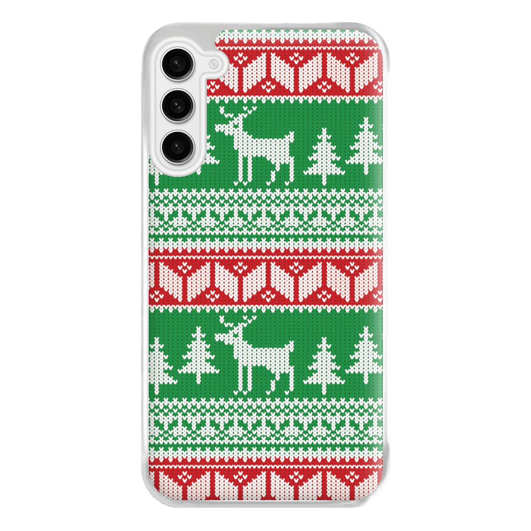 Christmas Jumper Pattern Christmas Phone Case for Galaxy S23FE