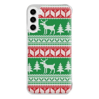 Christmas Jumper Pattern Christmas Phone Case for Galaxy S23FE