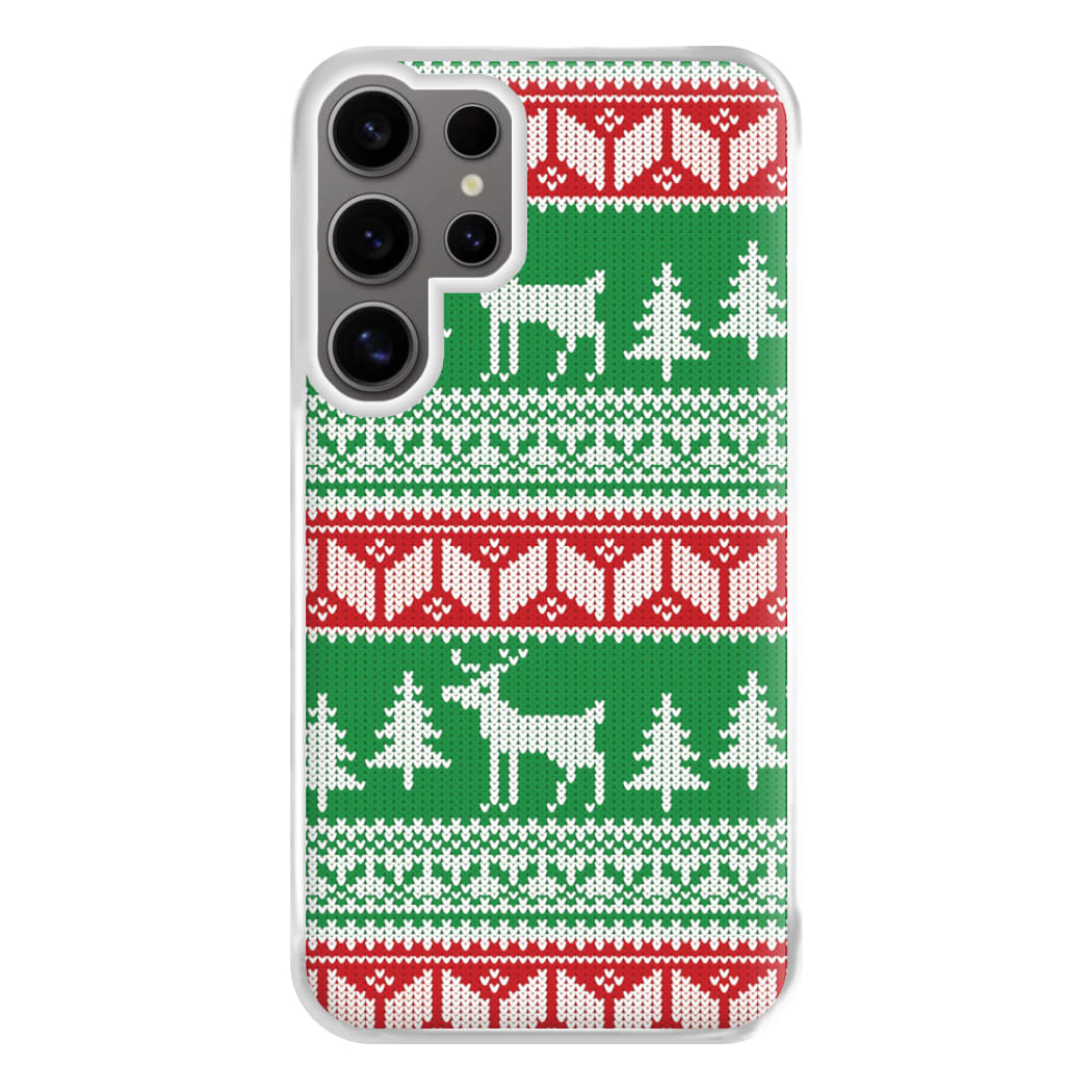 Christmas Jumper Pattern Christmas Phone Case for Galaxy S24 Ultra