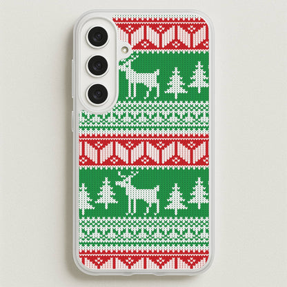 Christmas Jumper Pattern Christmas Phone Case for Galaxy S25FE