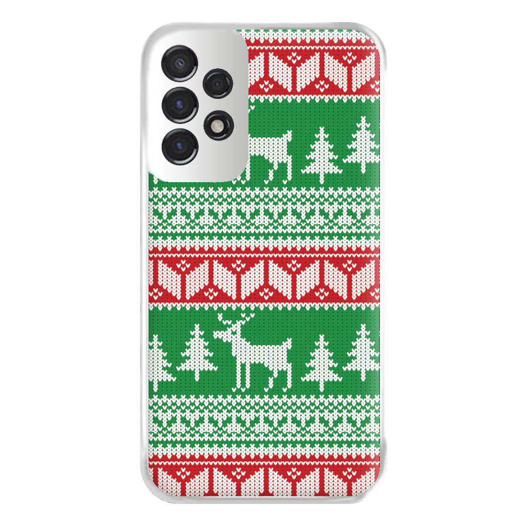 Christmas Jumper Pattern Christmas Phone Case for Galaxy A53