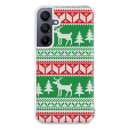 Christmas Jumper Pattern Christmas Phone Case for Galaxy A16