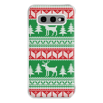 Christmas Jumper Pattern Christmas Phone Case for Galaxy S10e