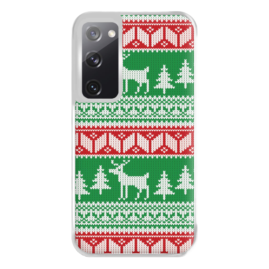 Christmas Jumper Pattern Christmas Phone Case for Galaxy S20FE