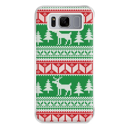 Christmas Jumper Pattern Christmas Phone Case for Galaxy S8 Plus